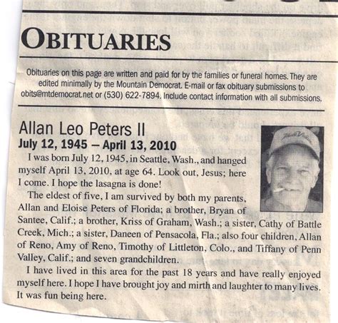 Recent Obituaries 